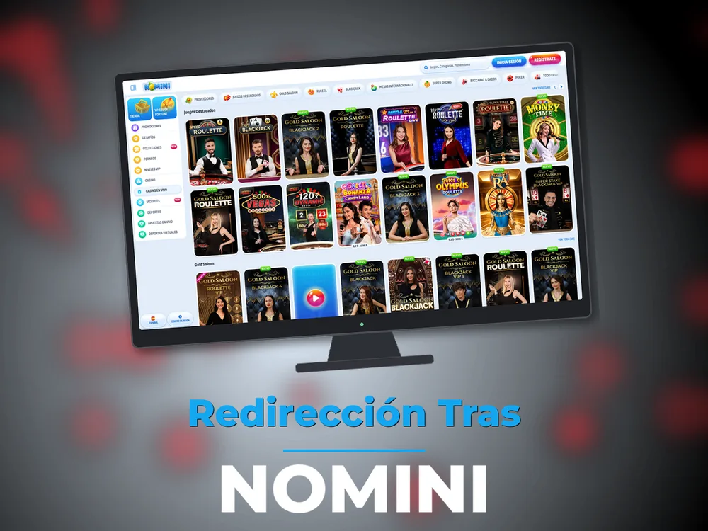 Nomini - Redirección Tras