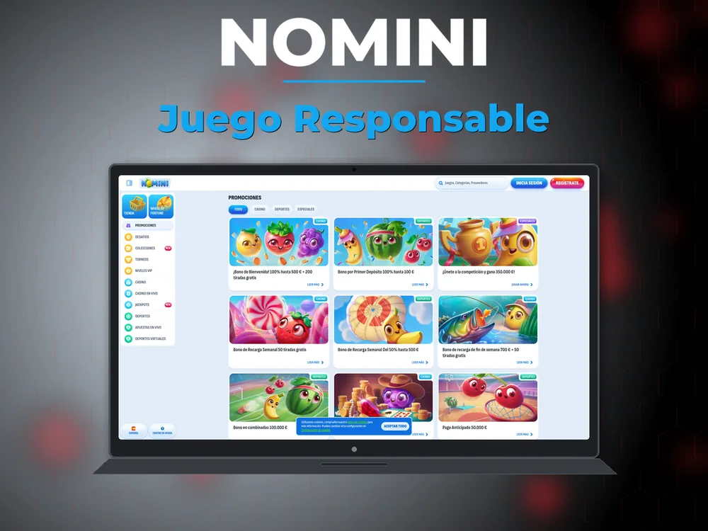 Nomini - Juego Responsable